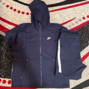 Navy Blue Nike Tracksuit